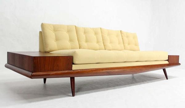 Cream Console Couch